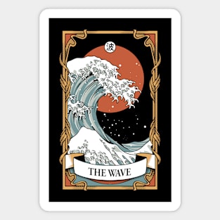 The Kanagawa Wave Tarot Card Captor by Tobe Fonseca Magnet